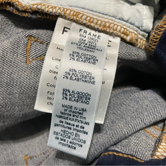 FRAME Ali High Rise Cigarette Denim Jeans - Picture 11 of 14